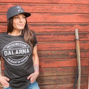 Dalarna, "United" T-shirt, Unisex, Svart - Team Dalarna