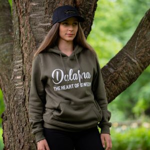 Dalarna "The Heart" Hoodie, Unisex, Olive - Team Dalarna