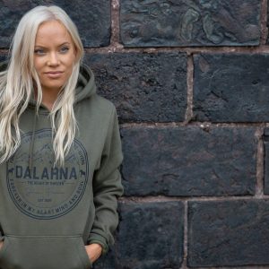 Dalarna "Heart & Soul" Hoodie, Unisex, Olive - Team Dalarna