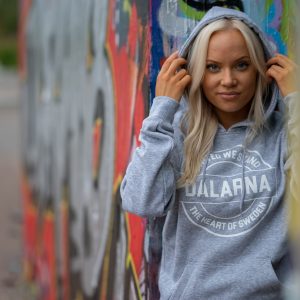 Dalarna, "United" Hoodie, Unisex, Heather Grey - Team Dalarna