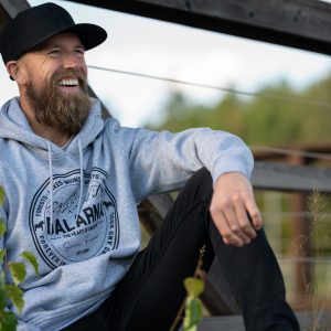 Dalarna "Heart & Soul" Hoodie, Unisex, Heather Grey - Team Dalarna