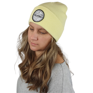 Mössa, Heart & Soul, Woven Patch, Powderyellow - Team Dalarna