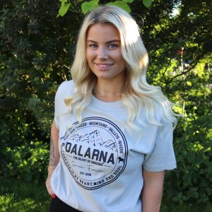 Dalarna, "Heart & Soul" T-shirt, Unisex, Light Asphalt - Team Dalarna