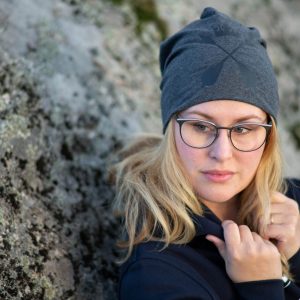 Dalavapnet, Jersey Beanie, Charcoal/Svart - Team Dalarna