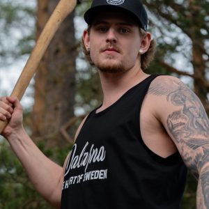 Dalarna "The Heart" Tank Top, herr, Svart - Team Dalarna