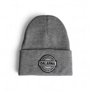 Mössa Deep Cuffed Beanie, "United", Ash/White - CAP Clothing