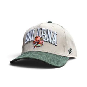 Dalarna Rebellion A-Frame Snapback, Khaki/Green - Cap Headwear